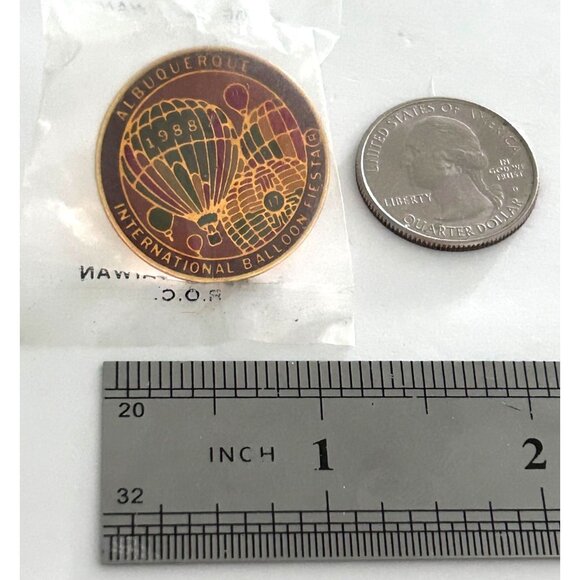 Vintage 1988 Albuquerque International Hot Air Balloon Fiesta Pin - Picture 2 of 3